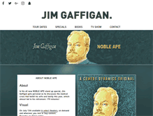 Tablet Screenshot of jimgaffigan.com